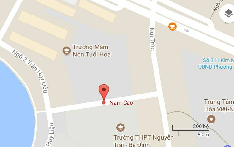 Phố Nam Cao, quận Ba Đình, Hà Nội